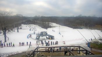 Weather camera view of Powder Ridge Ski Resort.