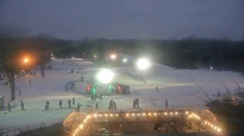 Weather camera view of Powder Ridge Ski Resort.