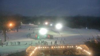 Weather camera view of Powder Ridge Ski Resort.