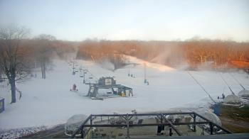 Weather camera view of Powder Ridge Ski Resort.