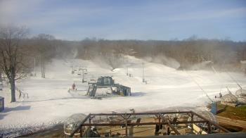 Weather camera view of Powder Ridge Ski Resort.