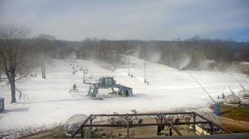 Weather camera view of Powder Ridge Ski Resort.