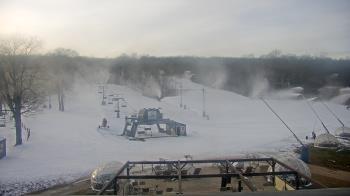 Weather camera view of Powder Ridge Ski Resort.