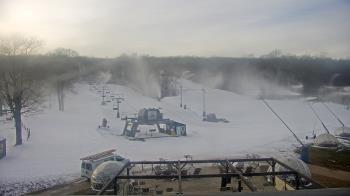 Weather camera view of Powder Ridge Ski Resort.