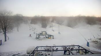 Weather camera view of Powder Ridge Ski Resort.
