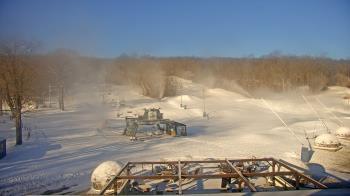 Weather camera view of Powder Ridge Ski Resort.