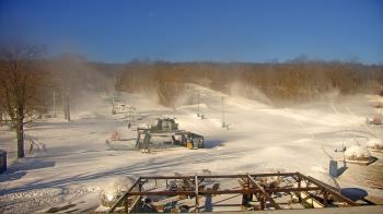Weather camera view of Powder Ridge Ski Resort.