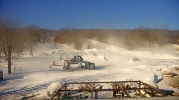 Weather camera view of Powder Ridge Ski Resort.