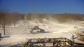 Weather camera view of Powder Ridge Ski Resort.