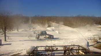 Weather camera view of Powder Ridge Ski Resort.