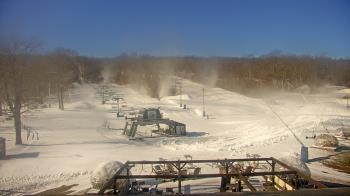 Weather camera view of Powder Ridge Ski Resort.