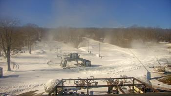 Weather camera view of Powder Ridge Ski Resort.