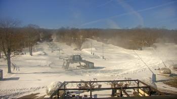 Weather camera view of Powder Ridge Ski Resort.