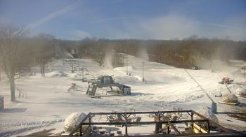 Weather camera view of Powder Ridge Ski Resort.