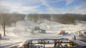 Weather camera view of Powder Ridge Ski Resort.