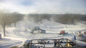 Weather camera view of Powder Ridge Ski Resort.