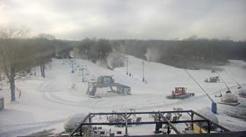 Weather camera view of Powder Ridge Ski Resort.
