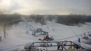 Weather camera view of Powder Ridge Ski Resort.