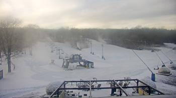Weather camera view of Powder Ridge Ski Resort.