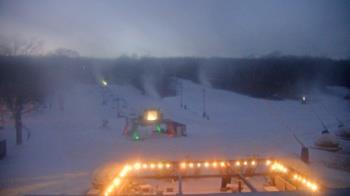 Weather camera view of Powder Ridge Ski Resort.