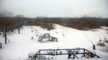 Weather camera view of Powder Ridge Ski Resort.