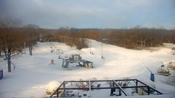 Weather camera view of Powder Ridge Ski Resort.