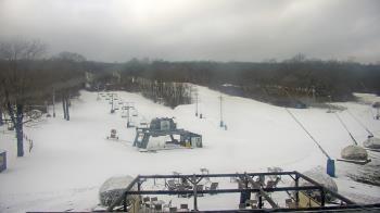 Weather camera view of Powder Ridge Ski Resort.