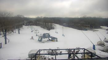 Weather camera view of Powder Ridge Ski Resort.