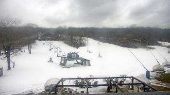 Weather camera view of Powder Ridge Ski Resort.