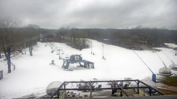 Weather camera view of Powder Ridge Ski Resort.