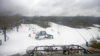 Weather camera view of Powder Ridge Ski Resort.