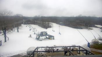 Weather camera view of Powder Ridge Ski Resort.
