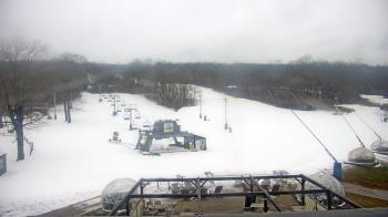 Weather camera view of Powder Ridge Ski Resort.