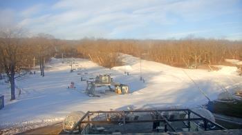 Weather camera view of Powder Ridge Ski Resort.