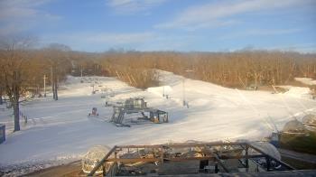 Weather camera view of Powder Ridge Ski Resort.
