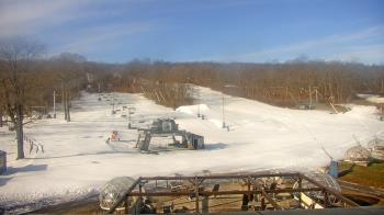 Weather camera view of Powder Ridge Ski Resort.
