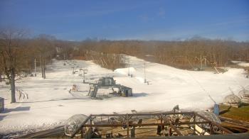 Weather camera view of Powder Ridge Ski Resort.