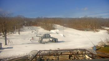 Weather camera view of Powder Ridge Ski Resort.