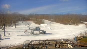 Weather camera view of Powder Ridge Ski Resort.