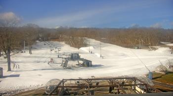 Weather camera view of Powder Ridge Ski Resort.
