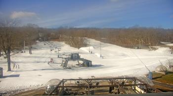 Weather camera view of Powder Ridge Ski Resort.