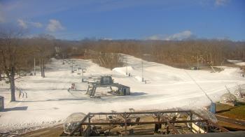 Weather camera view of Powder Ridge Ski Resort.