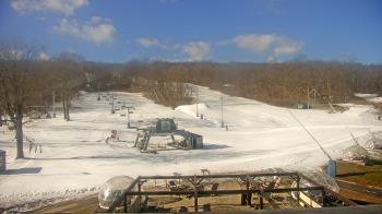 Weather camera view of Powder Ridge Ski Resort.