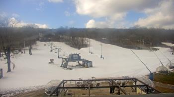 Weather camera view of Powder Ridge Ski Resort.