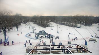 Weather camera view of Powder Ridge Ski Resort.