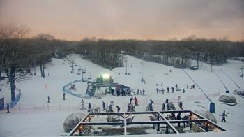 Weather camera view of Powder Ridge Ski Resort.