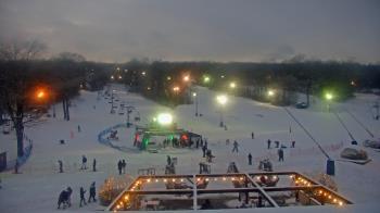 Weather camera view of Powder Ridge Ski Resort.