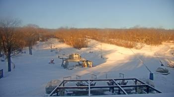 Weather camera view of Powder Ridge Ski Resort.