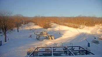 Weather camera view of Powder Ridge Ski Resort.