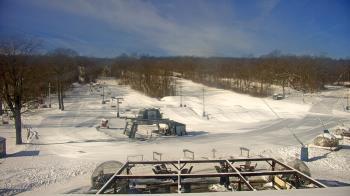 Weather camera view of Powder Ridge Ski Resort.